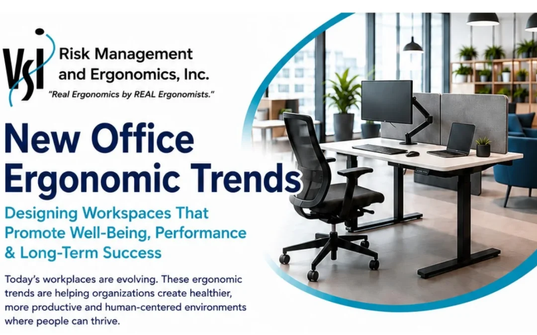 New Office Ergonomic Trends: Designing Workspaces That Promote Well-Being, Performance & Long-Term Success